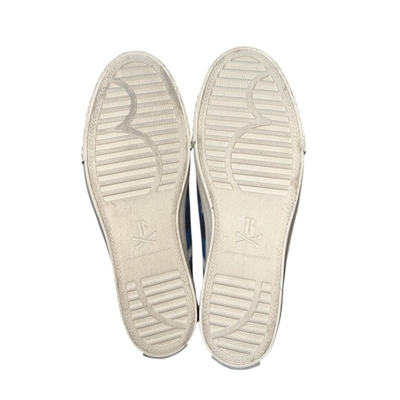 John Varvatos BootLeg Tie-Dye Slip-On Sneakers 11M Blue White No Laces - Picture 12 of 13